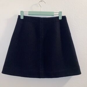 COS Black Wool Skirt